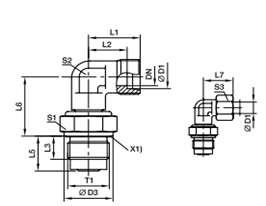 DVWE-M 90°滑動軸承旋轉(zhuǎn)接頭、parker球閥、PARKER卡套接頭