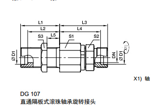 DG 隔板式滾珠軸承旋轉(zhuǎn)接頭、parker球閥、PARKER卡套接頭